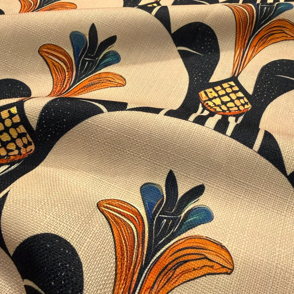 Deco Art (Slub Print) Table Napkin