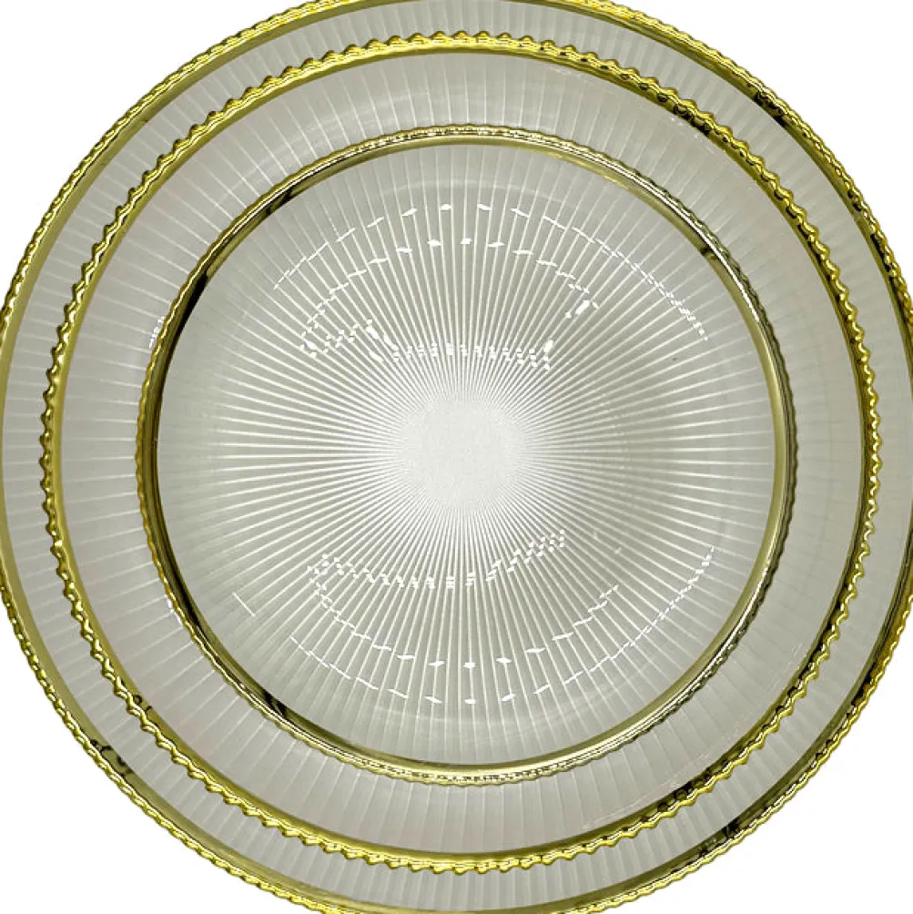 Deco - Glass Dinnerware in White (Item # 0405)