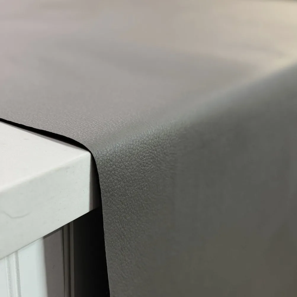 Deco Leather Table Napkin in Grey