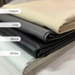 Deco Leather Table Napkin in White