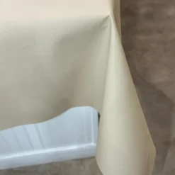 Deco Leather Table Runner in Cream