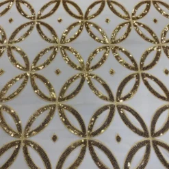 Delano Sequins Table Linen in Gold