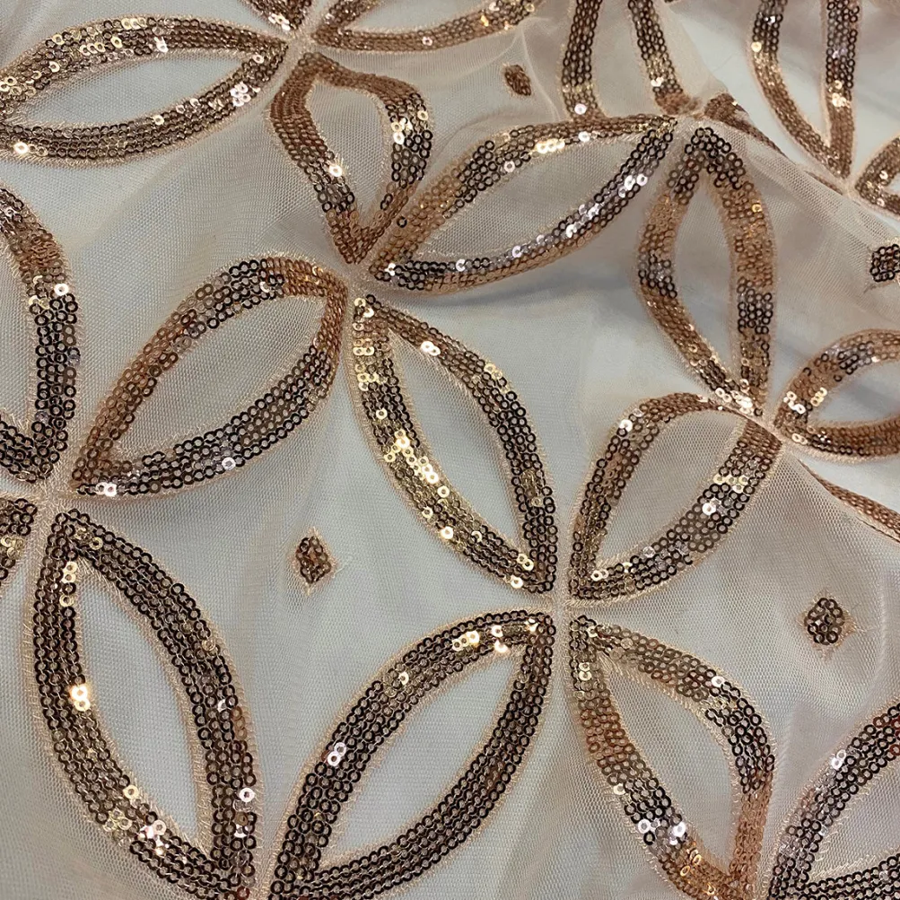 Delano Sequins Table Linen in Blush