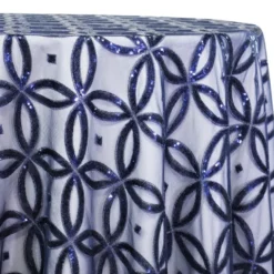 Delano Sequins Table Linen in Navy