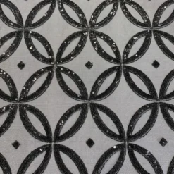 Delano Sequins Table Runner in Black