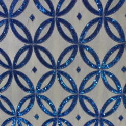 Delano Sequins Table Runner in Royal