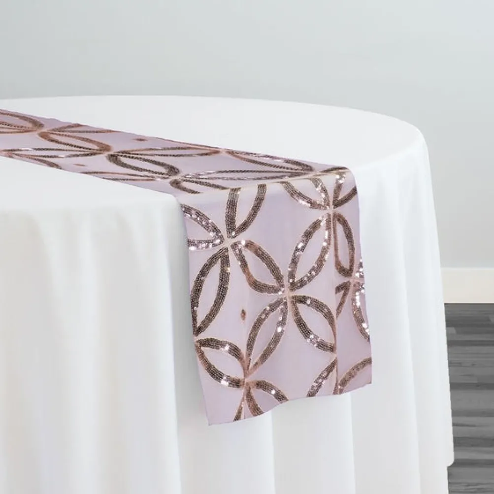 Delano Sequins Table Runner in Blush