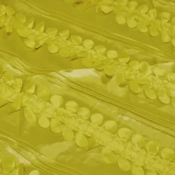 Diagonal Taffeta Table Linen in Yellow