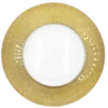 Dotted - Glass Charger Plate in Gold (Item # 0027)