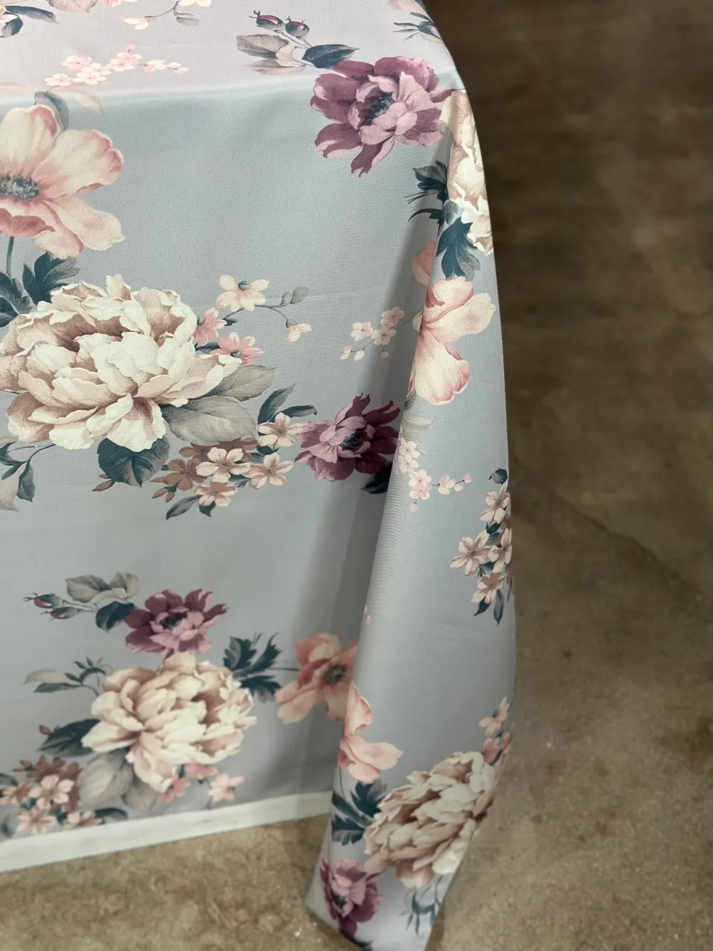 Dusk Bloom (Poly Print) Table Linen