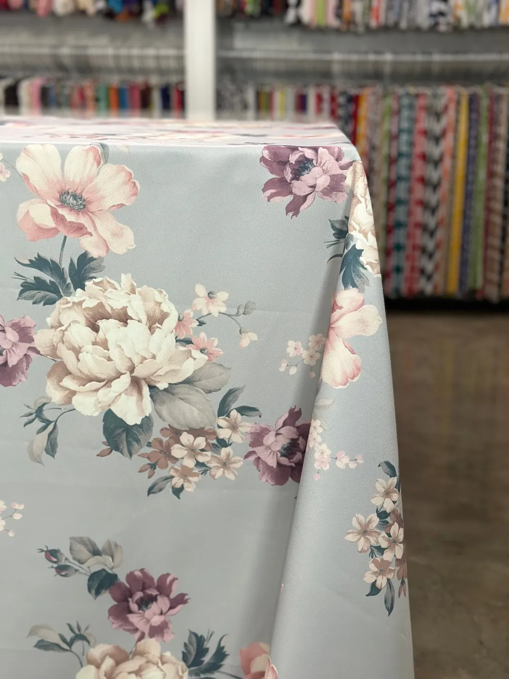 Dusk Bloom (Poly Print) Table Linen