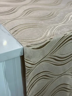 Eclipse Jacquard (Reversible) Table Linen in Taupe