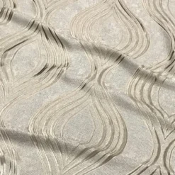 Eclipse Jacquard (Reversible) Table Linen in Taupe