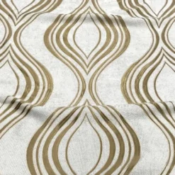 Eclipse Jacquard (Reversible) Table Runner in Gold