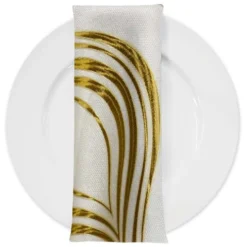 Eclipse Jacquard (Reversible) Table Napkin in Gold
