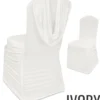 Economy Spandex - Arch-Back Rouge Chair Cover