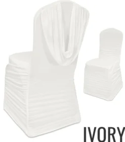 Economy Spandex - Arch-Back Rouge Chair Cover
