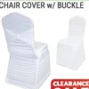 Economy Spandex - Rouge Chair Cover w/ Buckle