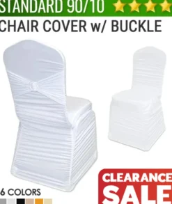 Economy Spandex - Rouge Chair Cover w/ Buckle