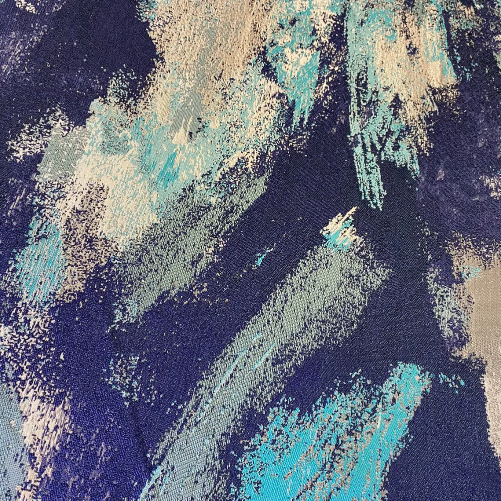Element Jacquard Table Linen in Turquoise