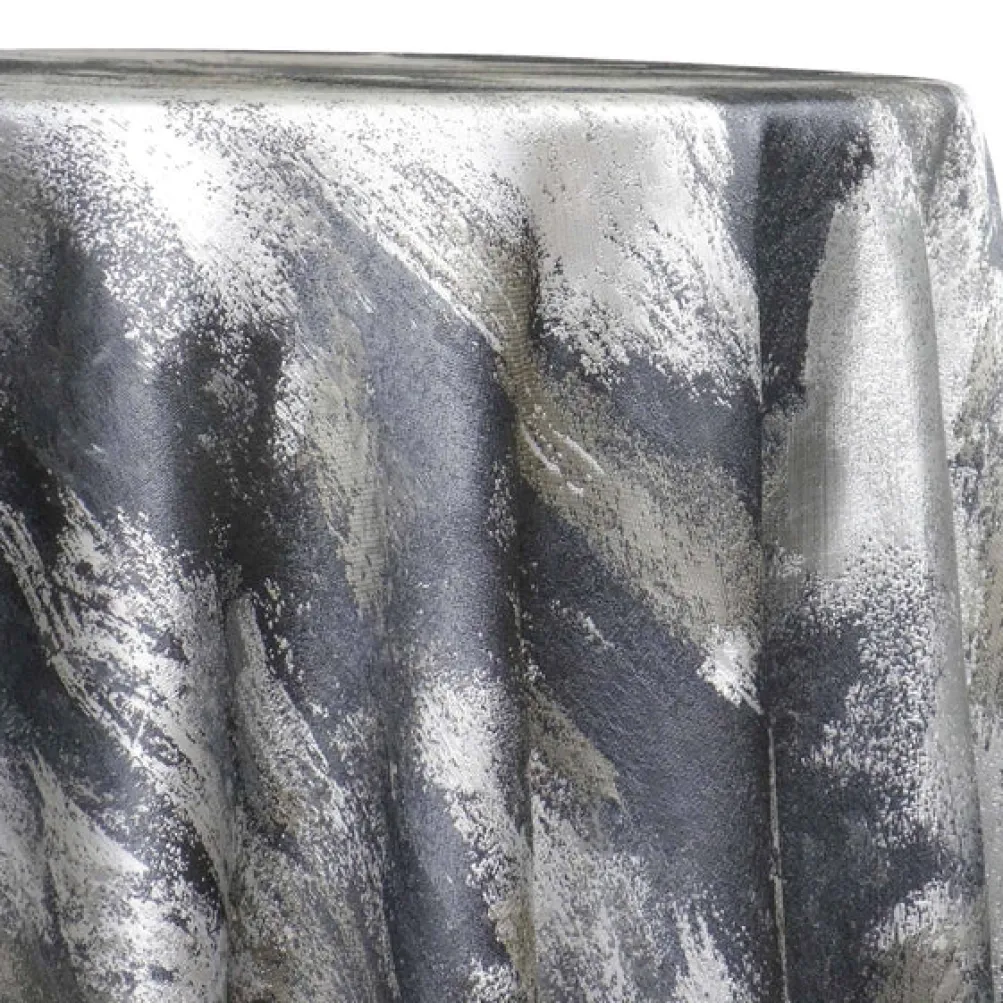 Element Jacquard Table Linen in Silver