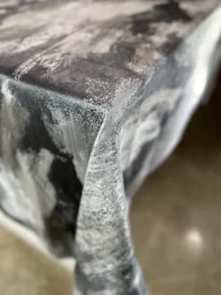 Element Jacquard Table Linen in Silver