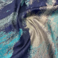 Element Jacquard Table Runner in Turquoise