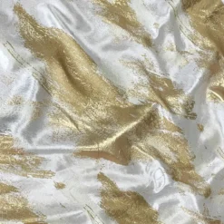 Element Jacquard Table Runner in Gold and Off-White
