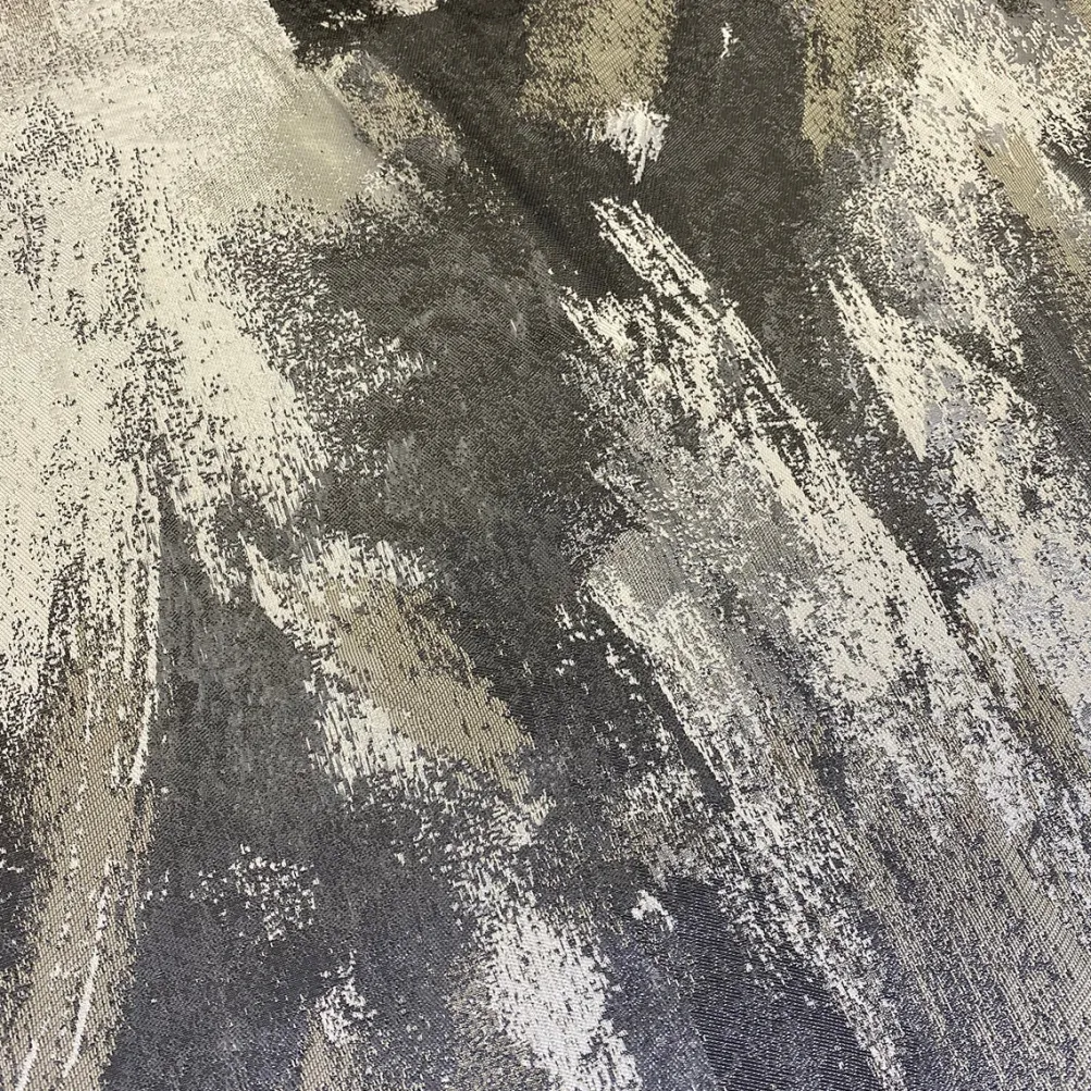 Element Jacquard Table Runner in Silver