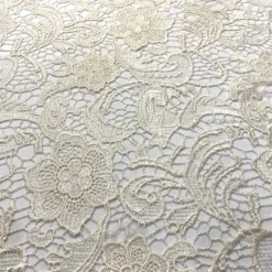 English Lace Table Linen in Ivory