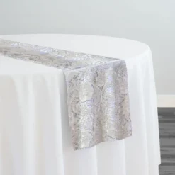 English Lace Table Runner in Ivory