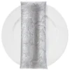 English Lace (w/ Poly Lining) Table Napkin in White