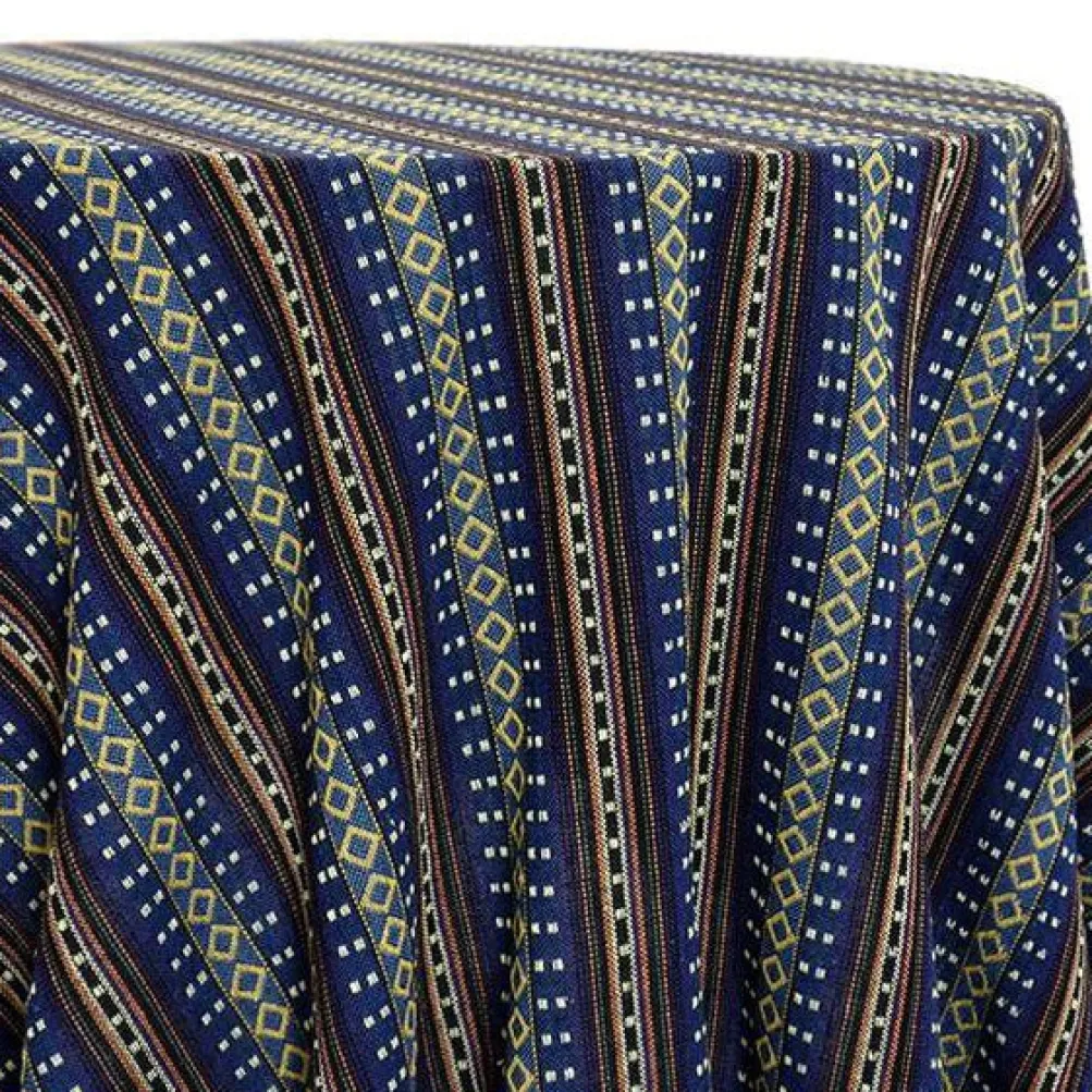 Ethnic Stripe (Knit-Look) Table Linen