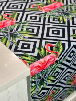 Flamingo (Poly Print) Table Linen