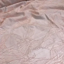 Floral Reef Jacquard Table Linen in Blush