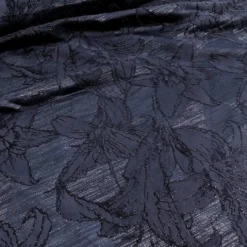 Floral Reef Jacquard Table Linen in Navy