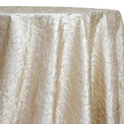 Flora Rose Table Linen in Champagne