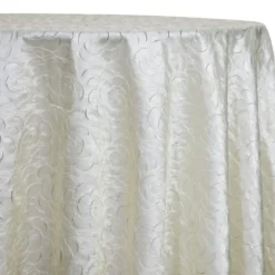 Flora Rose Table Linen in Ivory