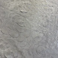 Flora Rose Table Linen in Silver