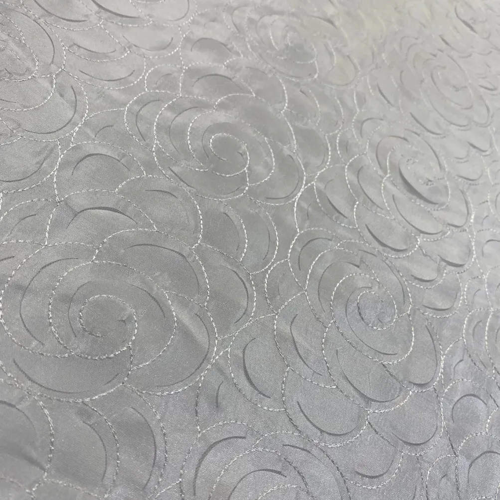 Flora Rose Table Runner in White