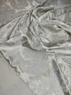 Florence Jacquard Table Linen in Ivory