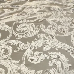 Florence Jacquard Table Linen in Gold