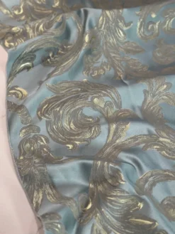 Florence Jacquard Table Linen in Blue