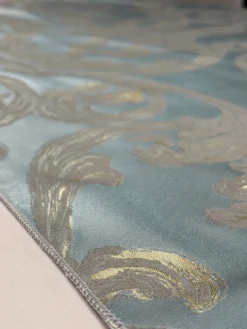 Florence Jacquard Table Linen in Blue