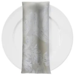 Florence Jacquard Table Napkin in Ivory