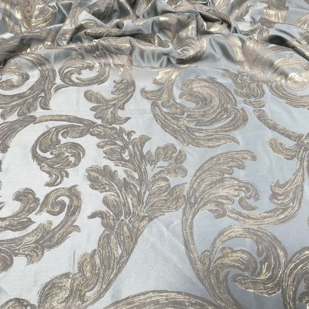 Florence Jacquard Table Runner in Blue