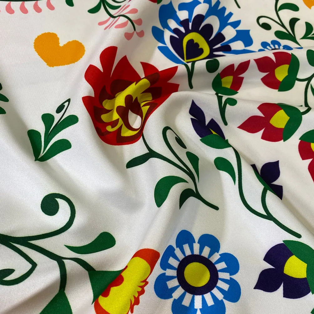Flower Hoop (Poly Print) Table Runner