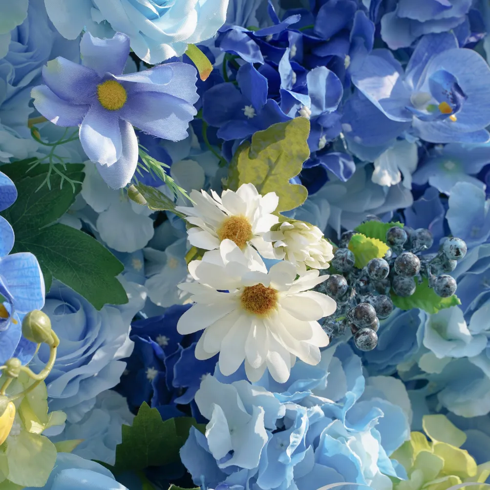 Flower Wall - Blue