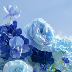 Flower Wall - Blue