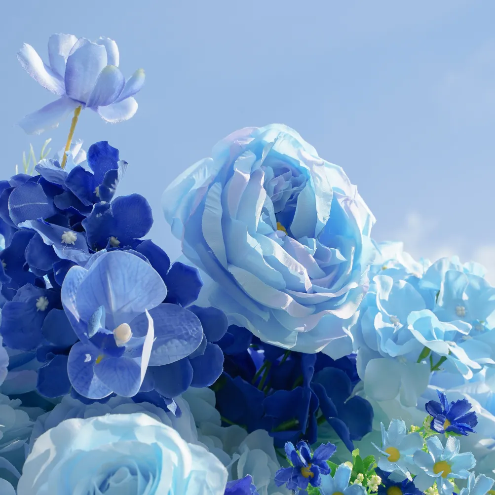 Flower Wall - Blue